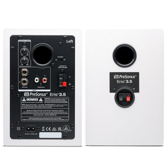 PreSonus | Eris 3.5 | White | Studio Monitors | Pair (PRE - ERIS - 35W) - Gsus4