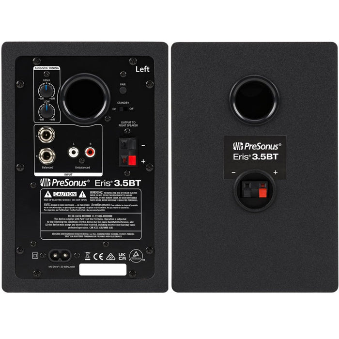 PreSonus | Eris 3.5BT | 2nd Gen | Studio Monitors w/ Bluetooth | Pair (PRE - ERIS - 35BT) - Gsus4