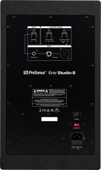 PreSonus | Eris Studio 8 | 8" Studio Monitor | Single (PRE - ERIS - ST8) - Gsus4