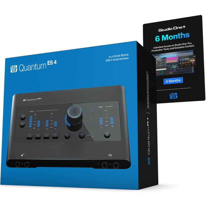 PreSonus | Quantum ES4 | 4x4 USB - C Audio Interface (PRE - QUANTUM - ES4) - Gsus4