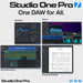 PreSonus | Studio One 7 Professional | Perpetual License & 12 Month Pro+ Subscription (PRE - S1 - P7+12M) - Gsus4