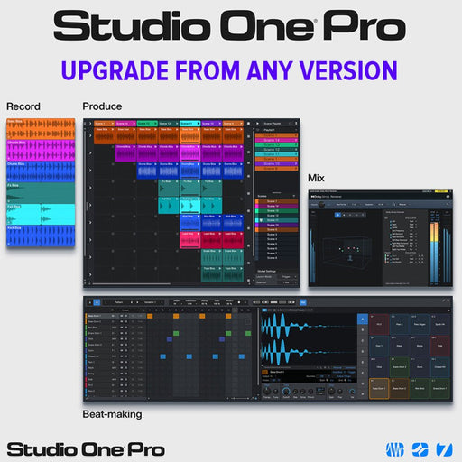 PreSonus | Studio One 7 Professional | Upgrade From Any Version (PRE - S1U - P7) - Gsus4