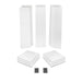 Primacoustic | Clarity Room Kit | 6x Control Cube & 6x Control Columns Acoustic Panels (White, Paintable) (RA - CLARITY - PT) - Gsus4
