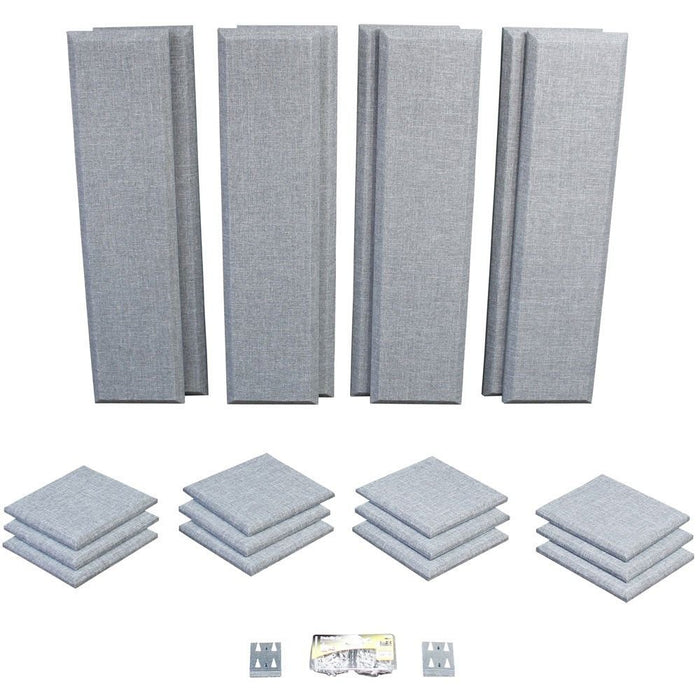 Primacoustic | London 10 Room Kit | 20 - Pack - 12 Scatter Blocks 8 Control Columns Acoustic Panels (Grey) (RA - LONDON - 10 - GR) - Gsus4