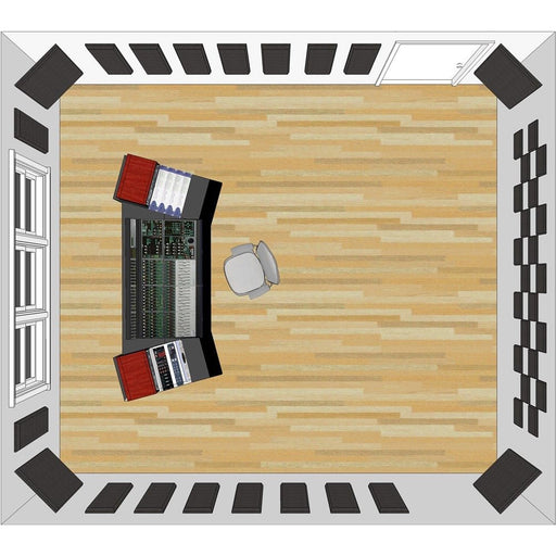 Primacoustic | London 16 Room Kit | 24x Blocks 16x Columns 4x Broadband Acoustic Panels (Grey) (RA - LONDON - 16 - GR) - Gsus4