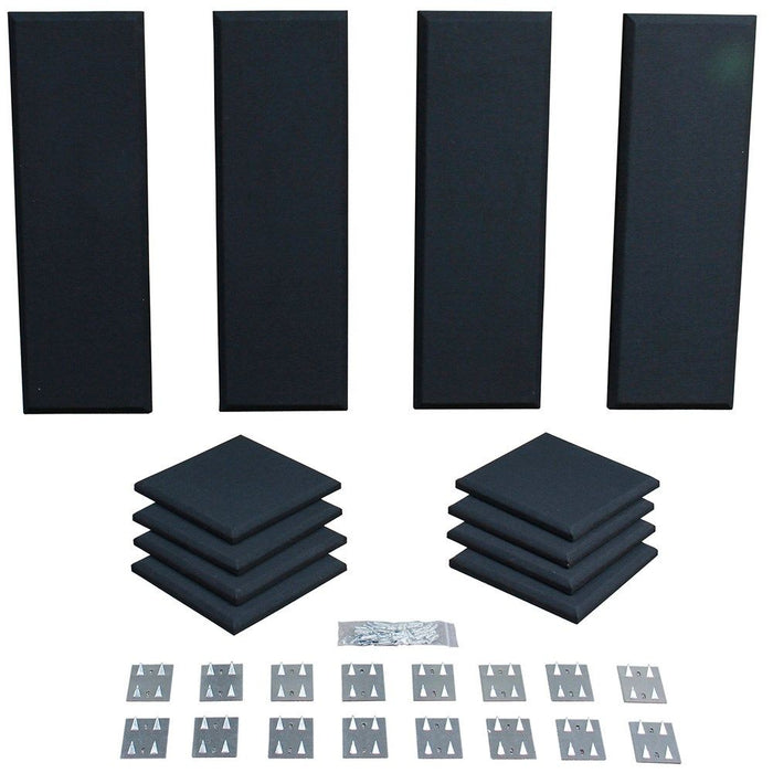 Primacoustic | London 8 Room Kit | 12 - Pack - 8 Scatter Blocks 4 Control Columns Acoustic Panels (Black) (RA - LONDON - 8 - BK) - Gsus4