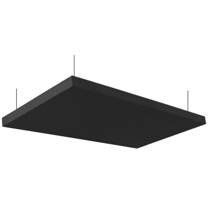 Primacoustic | Nimbus V2 | Acoustic Ceiling Cloud w/ Hanging Kit | 24" x 48" x 1.5" | 2 - Pack (Black) (RA - NIMBUS - V2 - BK) - Gsus4