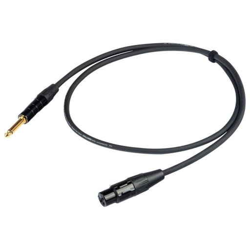 Proel Challenger 10m Unbalanced Cable 6.3mm Jack – Female XLR – Black (CHL200LU10) - Gsus4