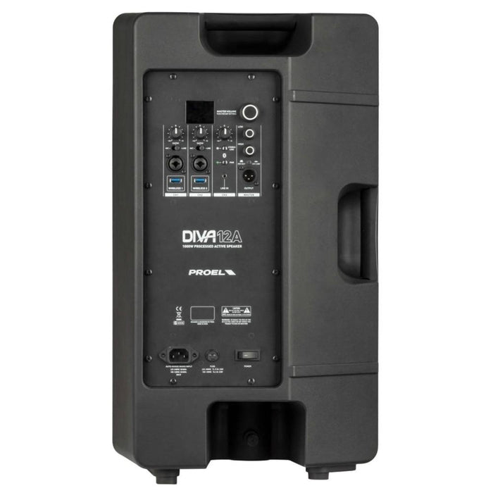 Proel DIVA12A Powered 12″ PA Speaker (DIVA12A) - Gsus4