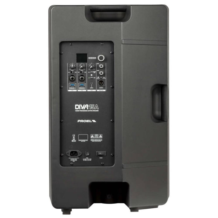 Proel DIVA15A Powered 15″ PA Speaker (DIVA15A) - Gsus4