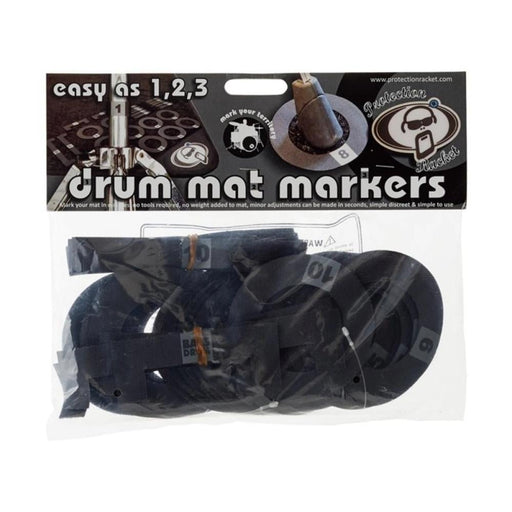Protection Racket Drum Mat Marker Pack Numbered (9022-01) - Gsus4