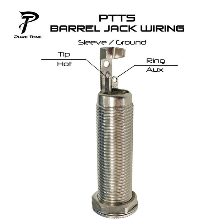 Pure Tone | PTT5 | 1/4″ TS / TRS Barrel Jack (AP - PTT5 - SV) - Gsus4
