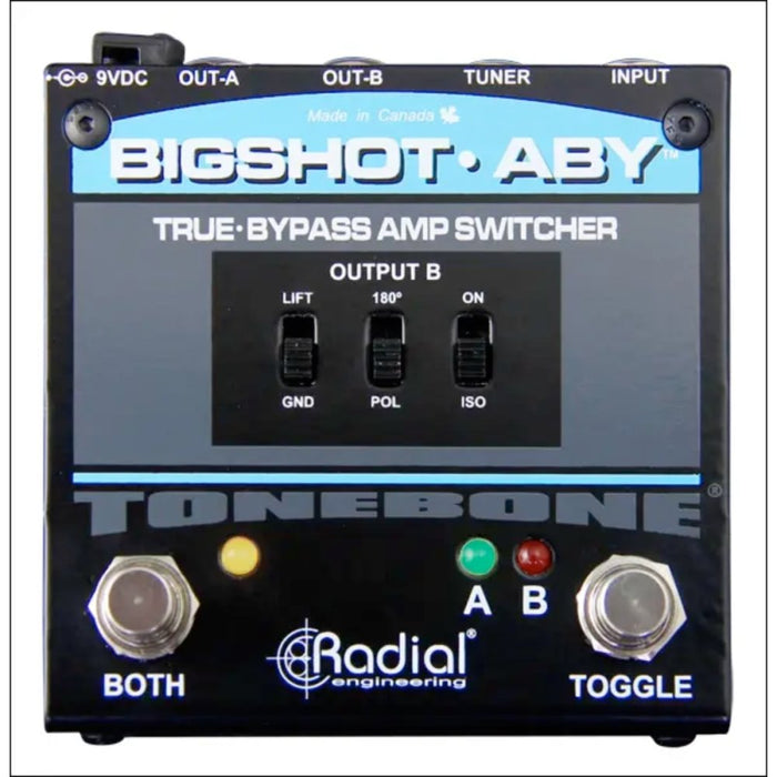 Radial | BigShot ABY | True Bypass ABY Amp Switcher (RA - BIGSHOT - ABY) - Gsus4