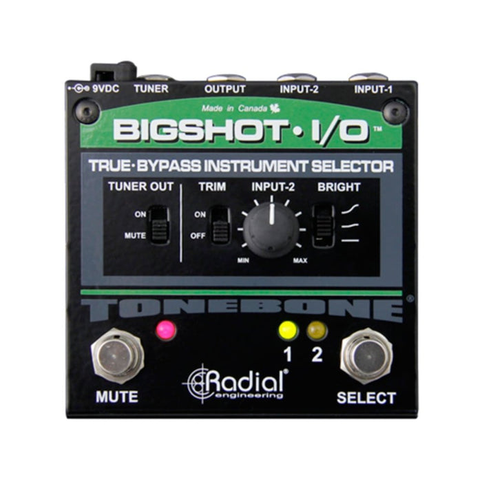 Radial | BigShot I/O | True Bypass Instrument Selector (RA - BIGSHOT - I/O) - Gsus4