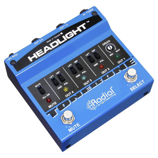 Radial | HEADLIGHT | Amp Selector w/ 4x Outputs & Polarity Control (RA - HEADLIGHT) - Gsus4