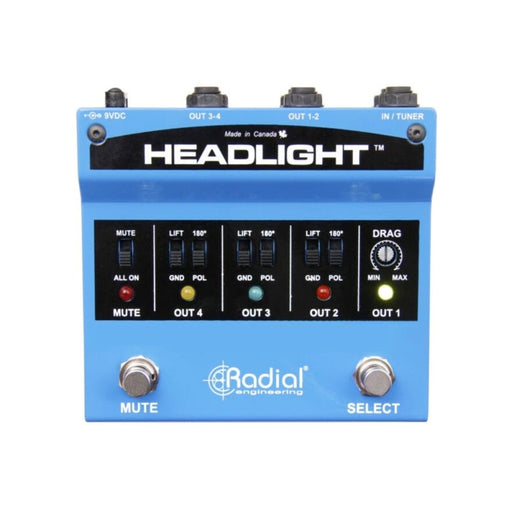 Radial | HEADLIGHT | Amp Selector w/ 4x Outputs & Polarity Control (RA - HEADLIGHT) - Gsus4