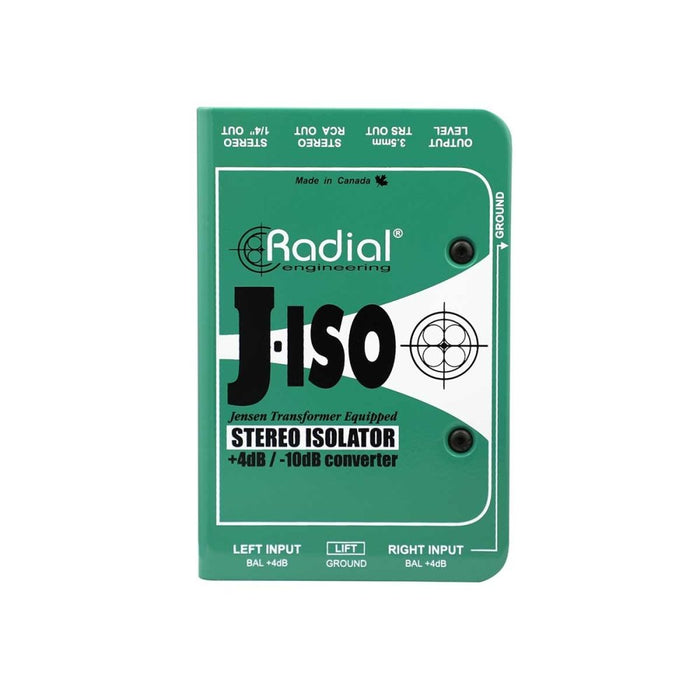 Radial | J - ISO | Stereo +4dB to - 10dB Converter (RA - J - ISO) - Gsus4