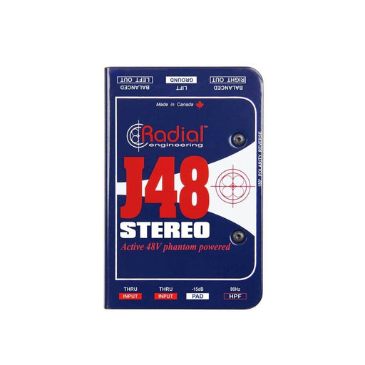 Radial | J48 STEREO | Stereo Active Direct Box (RA - J48 - STEREO) - Gsus4