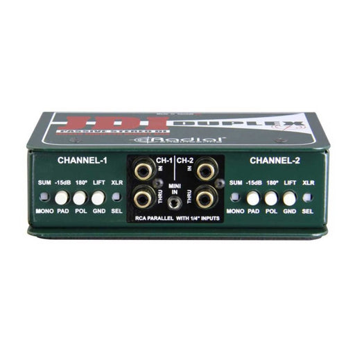 Radial | JDI Duplex | Premium Stereo Passive DI w/ Jensen Transformer (RA - DUPLEX) - Gsus4