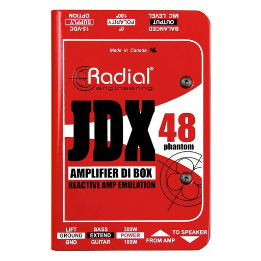 Radial | JDX 48 | Reactor Guitar Amp Direct Box (RA - JDX - 48) - Gsus4