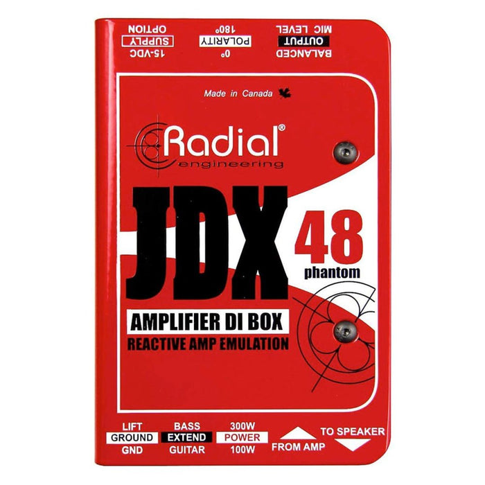 Radial | JDX 48 | Reactor Guitar Amp Direct Box (RA - JDX - 48) - Gsus4
