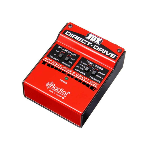 Radial | JDX Direct - Drive | Guitar amp simulator with 3 amp settings and balanced DI out (RA - JDX - DIR - DRIVE) - Gsus4