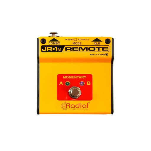 Radial | JR1 - M | Momentary Footswitch w/ Active LED or Passive Circuit Selector (RA - JR1 - M) - Gsus4