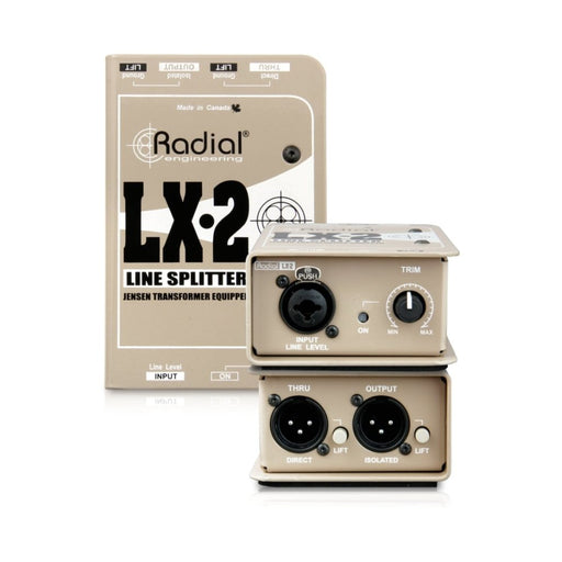 Radial | LX2 | Passive Line - Level Splitter (RA - LX - 2) - Gsus4
