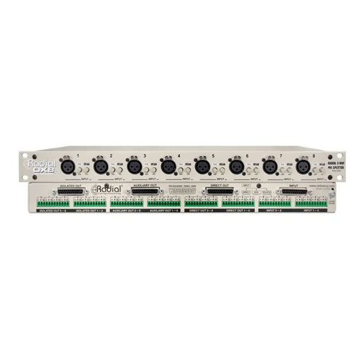 Radial | OX8 - R | 8 - Ch 3 - Way Mic Splitter | w/ Eclipse Transformers (RA - OX8 - R) - Gsus4