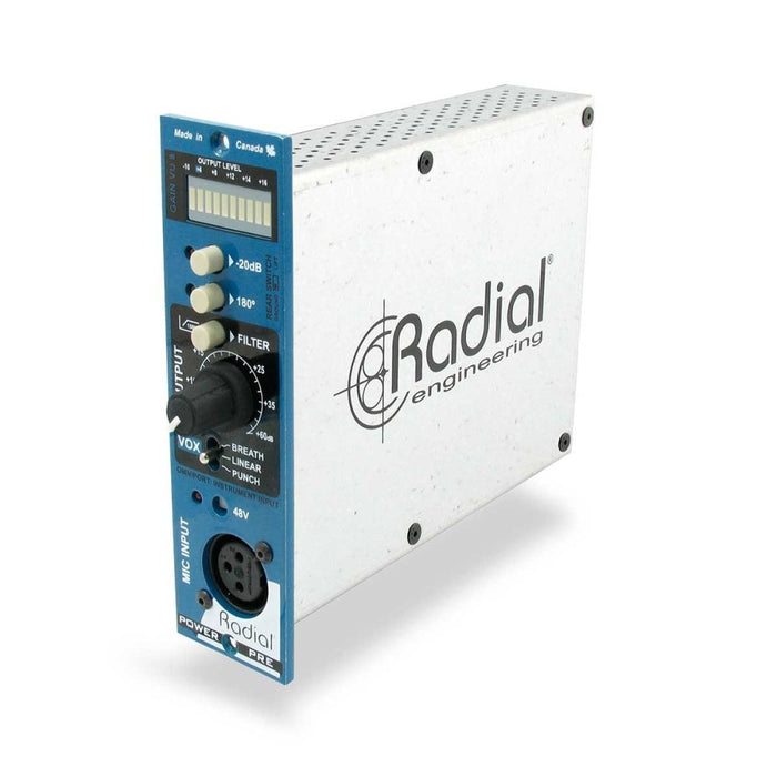 Radial | PowerPre | 500 Series | Mic Preamp Module (RA - POWERPRE - 500) - Gsus4