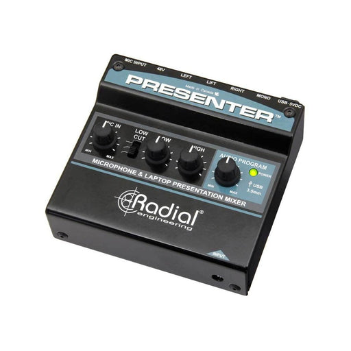 Radial | PRESENTER | Microphone & Laptop Presentation Mixer (RA - PRESENTER) - Gsus4