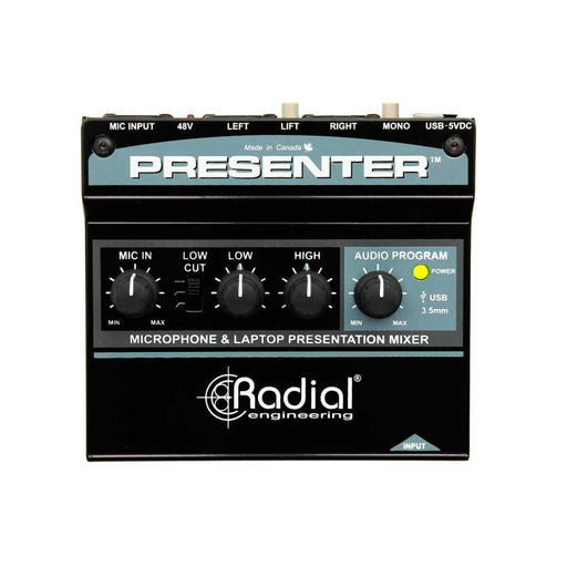 Radial | PRESENTER | Microphone & Laptop Presentation Mixer (RA - PRESENTER) - Gsus4