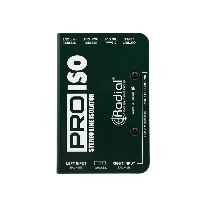 Radial | Pro - ISO | Passive Stereo Line Isolator | +4dB To - 10dB Unbalanced (RA - PRO - ISO) - Gsus4