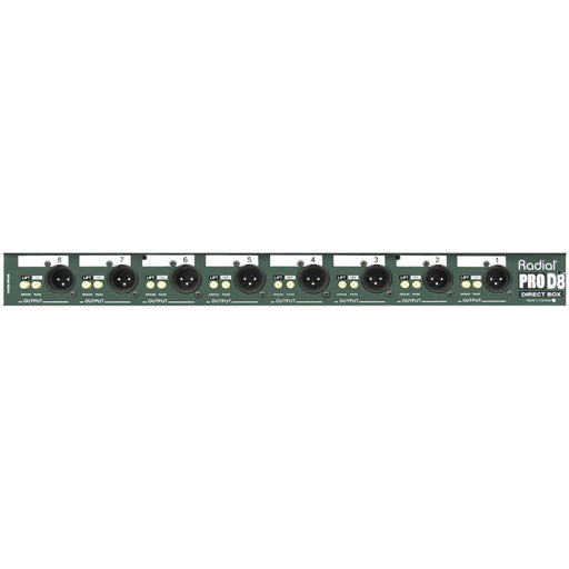 Radial | ProD8 | 8 - Ch Rackmount Passive DI (RA - PROD8) - Gsus4