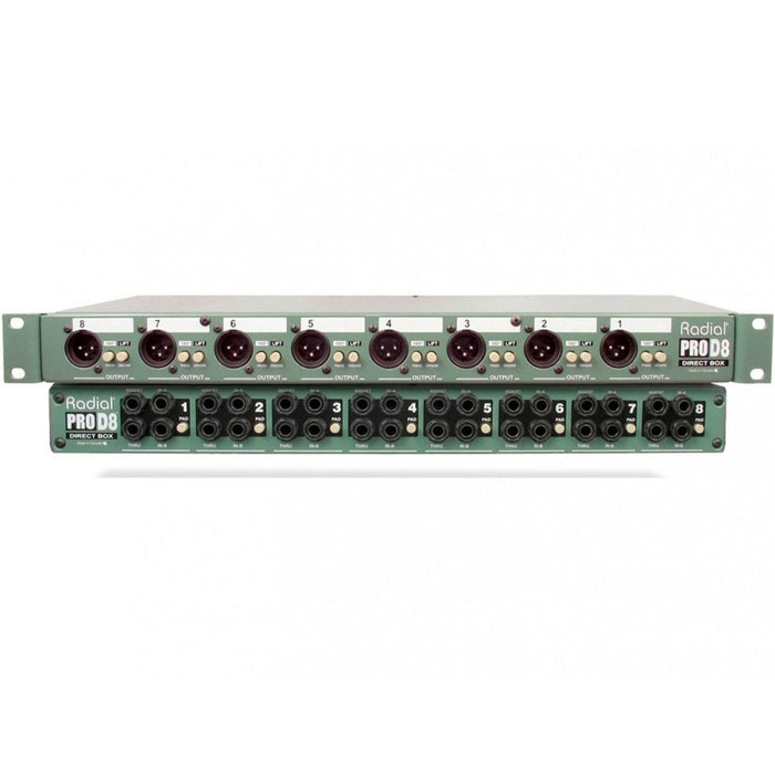 Radial | ProD8 | 8 - Ch Rackmount Passive DI (RA - PROD8) - Gsus4