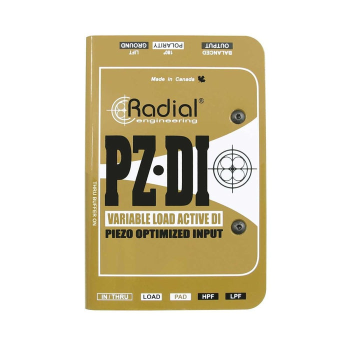 Radial | PZ - DI | Active DI Optimised for Piezo Pickup (RA - PZ - DI) - Gsus4