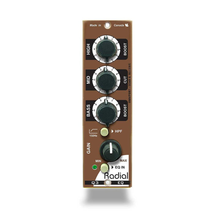 Radial | Q3 | 500 Series | Induction Coil EQ Module (RA - Q3 - 500) - Gsus4