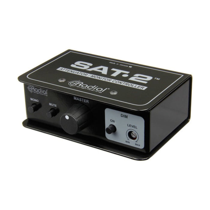 Radial | SAT - 2 | Stereo Audio Attenuator & Monitor Controller (RA - SAT - 2) - Gsus4