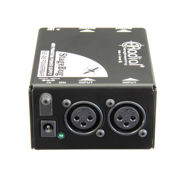Radial | SB - 48 | StageBug | In - Line 48V Phantom Power Supply (RA - SB - 48) - Gsus4