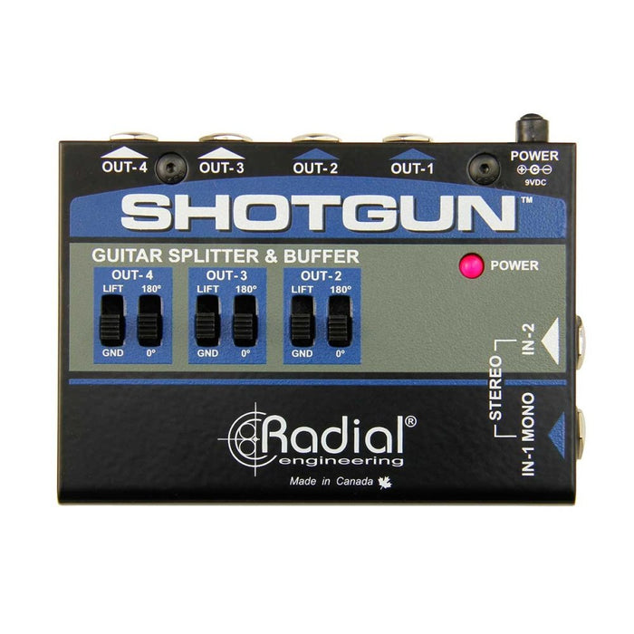 Radial | ShotGun | 4 - CH Amp Driver w/ Isolation & Phase Control (RA - SHOTGUN) - Gsus4