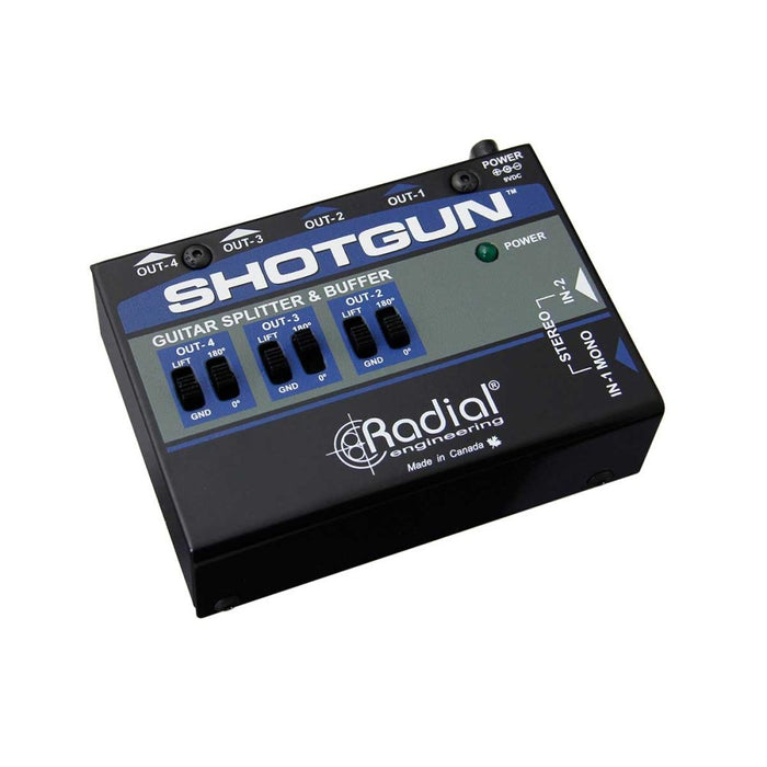 Radial | ShotGun | 4 - CH Amp Driver w/ Isolation & Phase Control (RA - SHOTGUN) - Gsus4