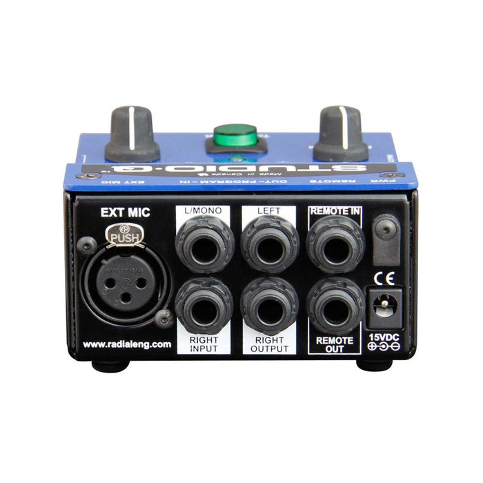 Radial | Studio - Q | Studio Talkback Interface | w/ Built - In Mic, External Mic & Program Input (RA - STUDIO - Q) - Gsus4