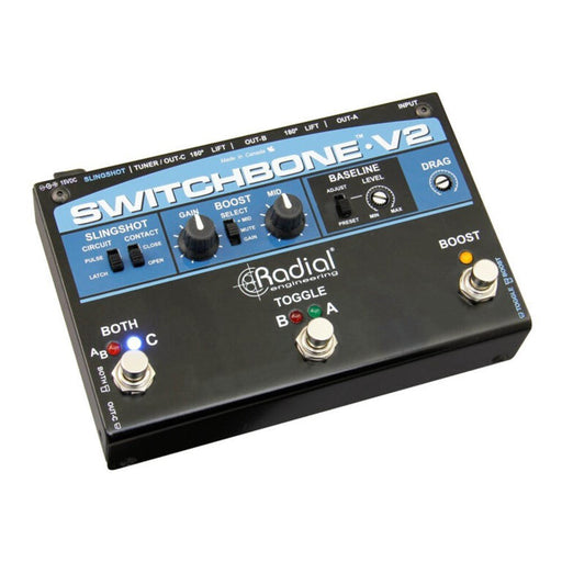 Radial | SWITCHBONE V2 | Amp Selector & Boost Pedal (RA - SWITCHBONE - V2) - Gsus4