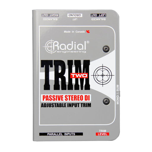 Radial | TRIM - TWO | Stereo Passive DI with Level Control | For Laptop & Playbacks (RA - TRIM2) - Gsus4
