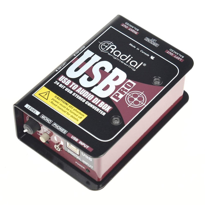 Radial | USB - PRO | Stereo USB Laptop DI (RA - USB - PRO) - Gsus4