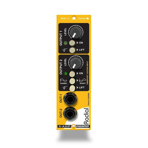 Radial | X - Amp | 500 Series | Active ReAmper Module (RA - X - AMP - 500) - Gsus4