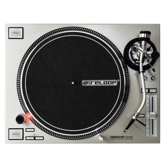 Reloop RP - 7000MK2 Silver DJ Turntable (RP-7000SILMK2) - Gsus4