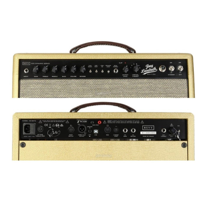 REVV | D25 Joey Landreth Edition | Dynamis 1x12" Valve Amp Combo | Gold (700119) - Gsus4