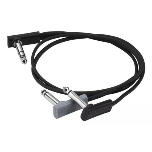 Rockboard | Y - Cable | Flat Patch Splitter Cable | TRS Stereo to Dual TS Mono | 50cm (WR - FL - YS - 50 - BK) - Gsus4