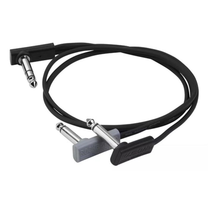 Rockboard | Y - Cable | Flat Patch Splitter Cable | TRS Stereo to Dual TS Mono | 50cm (WR - FL - YS - 50 - BK) - Gsus4